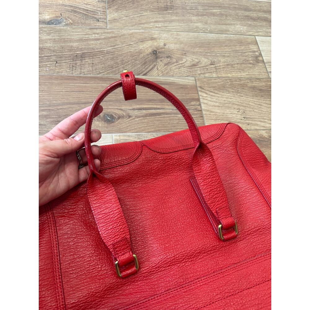 3.1 Phillip Lim Pashli Large Satchel Bag Red Leather - Picture 9 of 9
